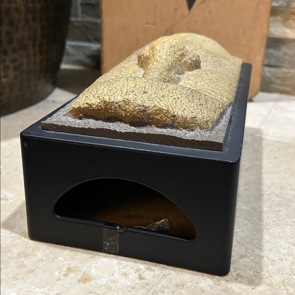 ROTARY HERO Vintage Moai Easter Island Face Tissue Box Cover - Picture 5 of 12